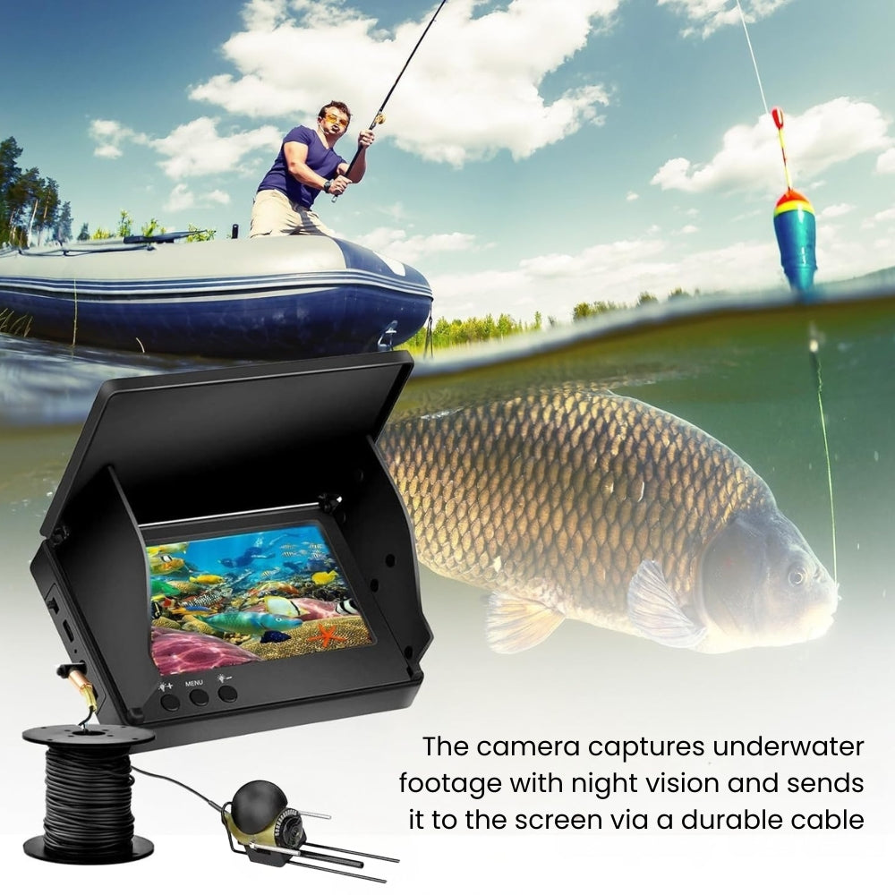 HD Underwater Fishing Camera with Temperature Sensor - Image 3