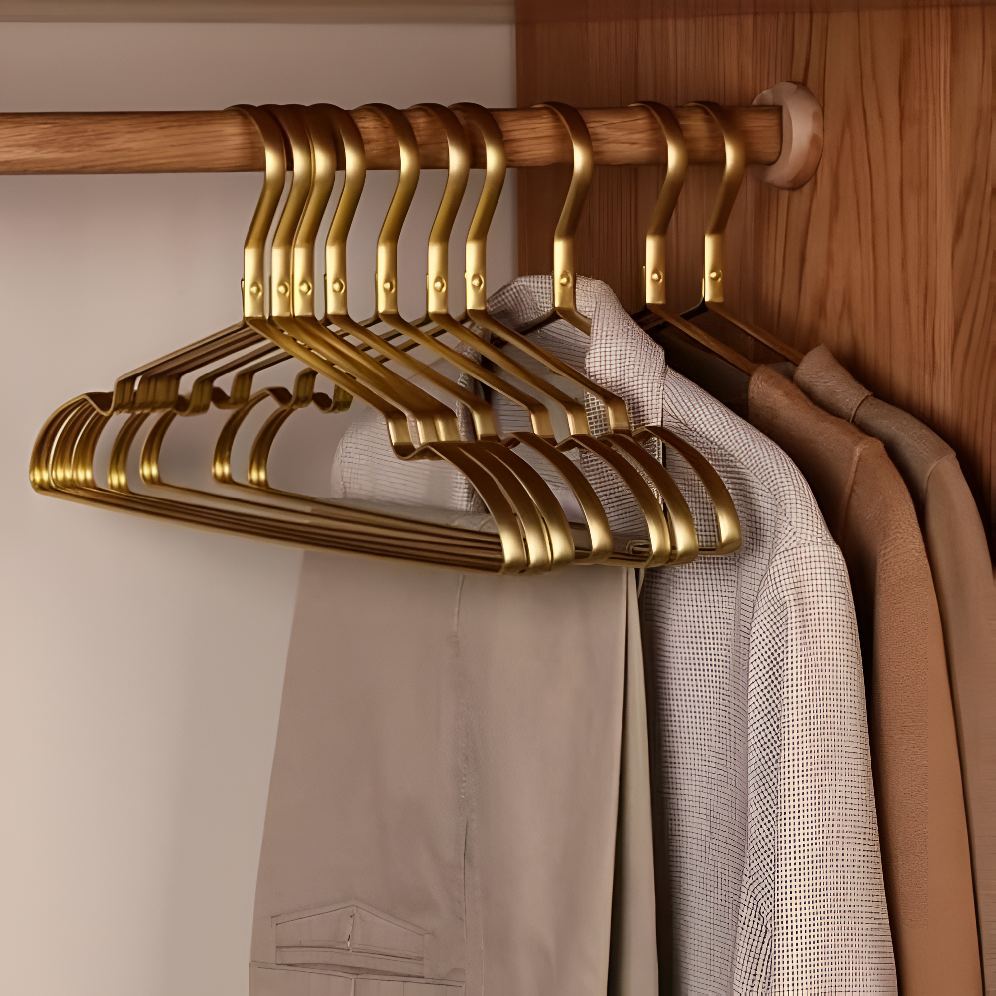 Aluminum Alloy Non-Slip Clothes Hangers - Image 4