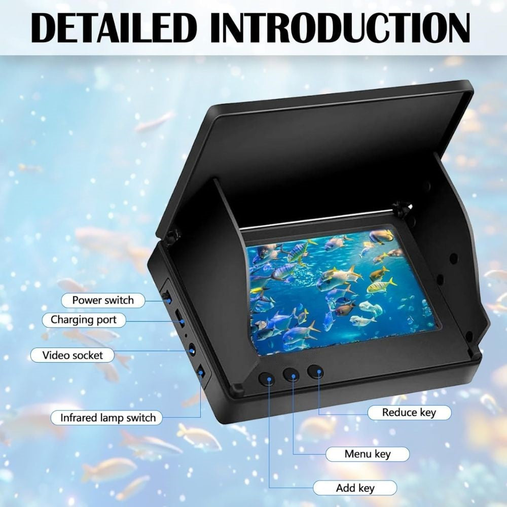 HD Underwater Fishing Camera with Temperature Sensor - Image 11
