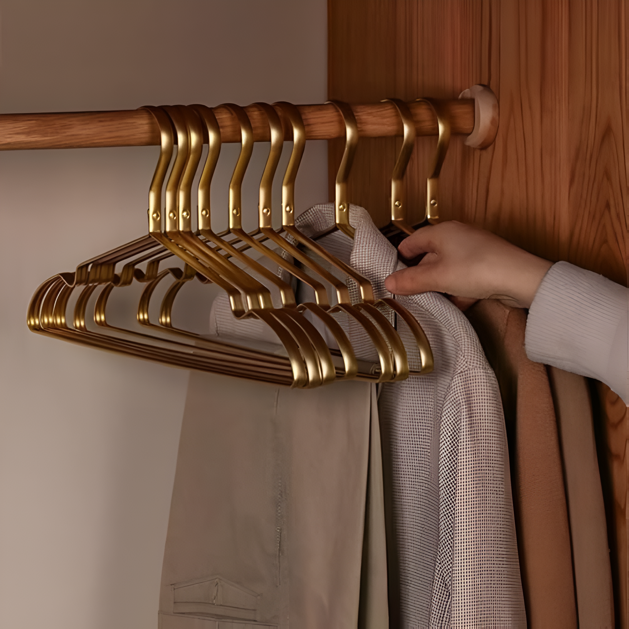 Aluminum Alloy Non-Slip Clothes Hangers - Image 3