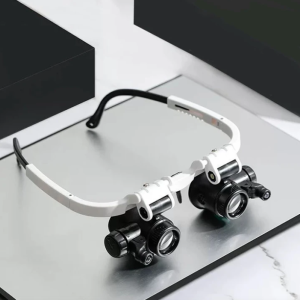 Jeweler Head-Mounted LED Magnifying Headband 8X–23X
