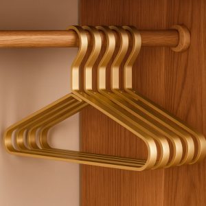 Alloy Slimline Non-Slip Clothes Hangers for Wardrobe Organisation TARHUS  Clothing & Accessories