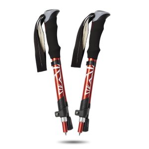 AlpineFlex | Lightweight Adjustable Foldable Nordic Walking Sticks 0
