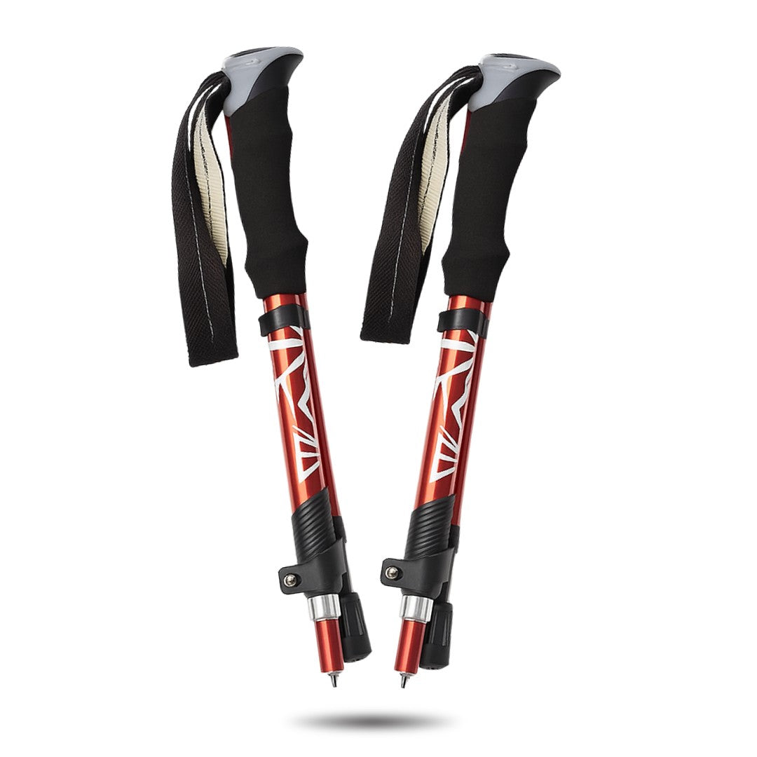AlpineFlex | Lightweight Adjustable Foldable Nordic Walking Sticks 0