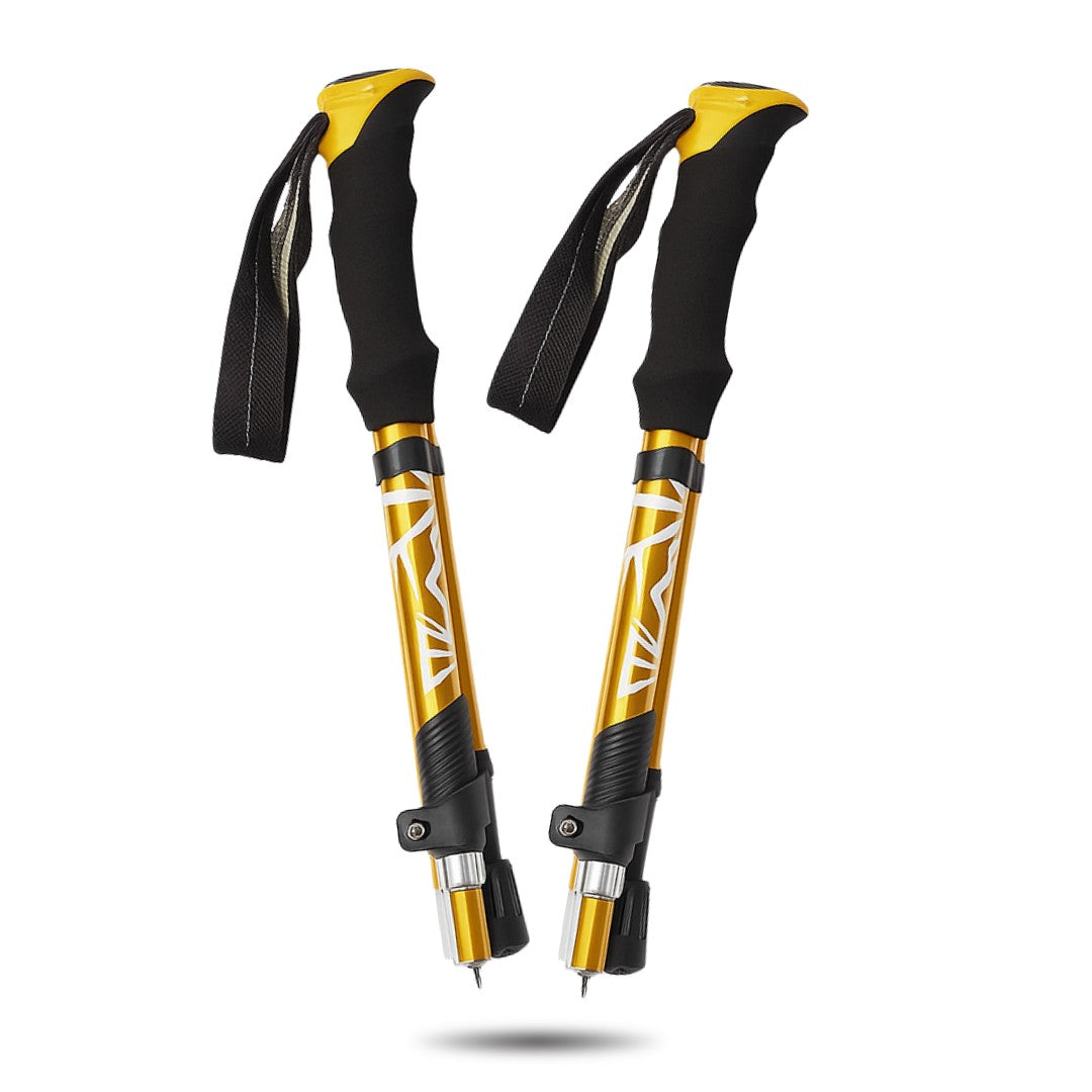 AlpineFlex | Lightweight Adjustable Foldable Nordic Walking Sticks 7