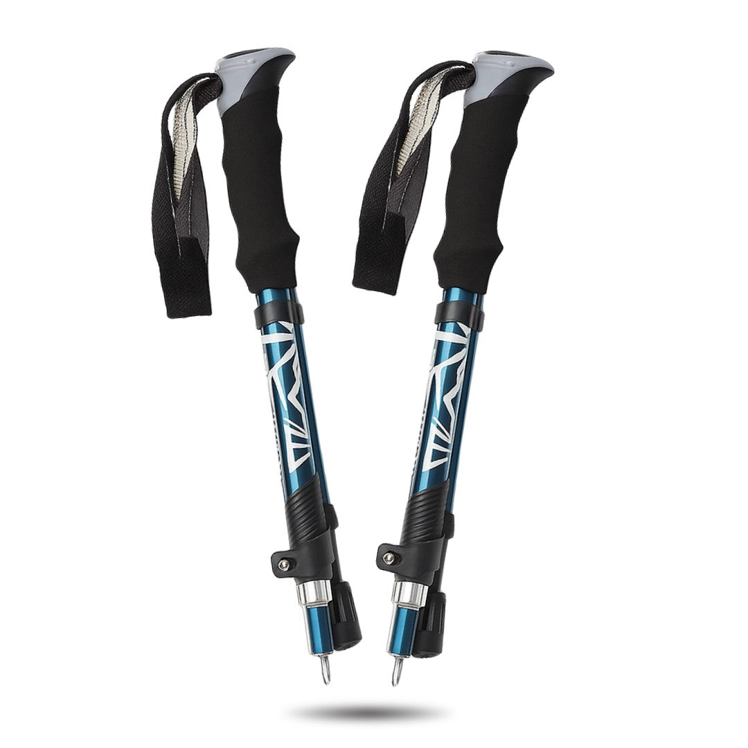 AlpineFlex | Lightweight Adjustable Foldable Nordic Walking Sticks 9