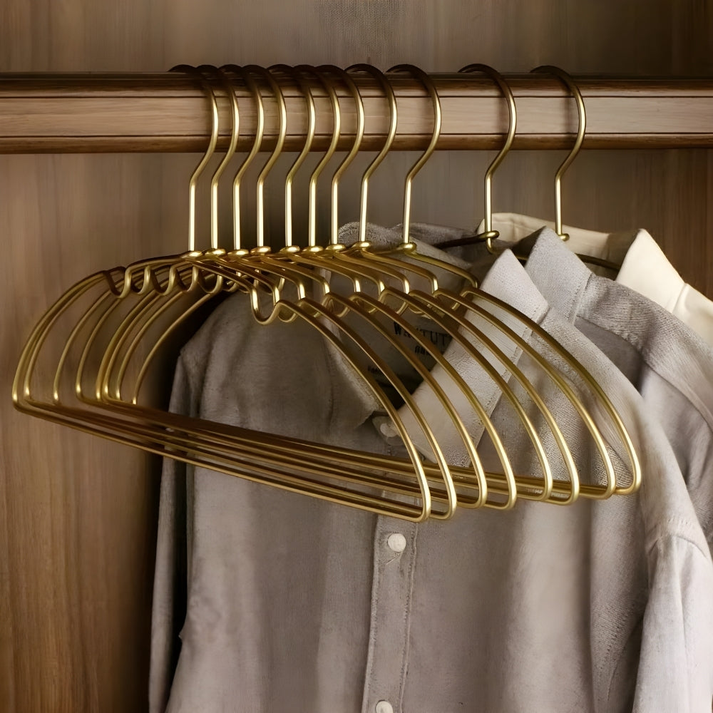 Aurex Seamless Non-Bulge Clothes Hangers – 10pcs Set - Image 4