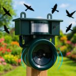 Motion-Activated Bird Repeller – Premium Animal & Bird Scarer