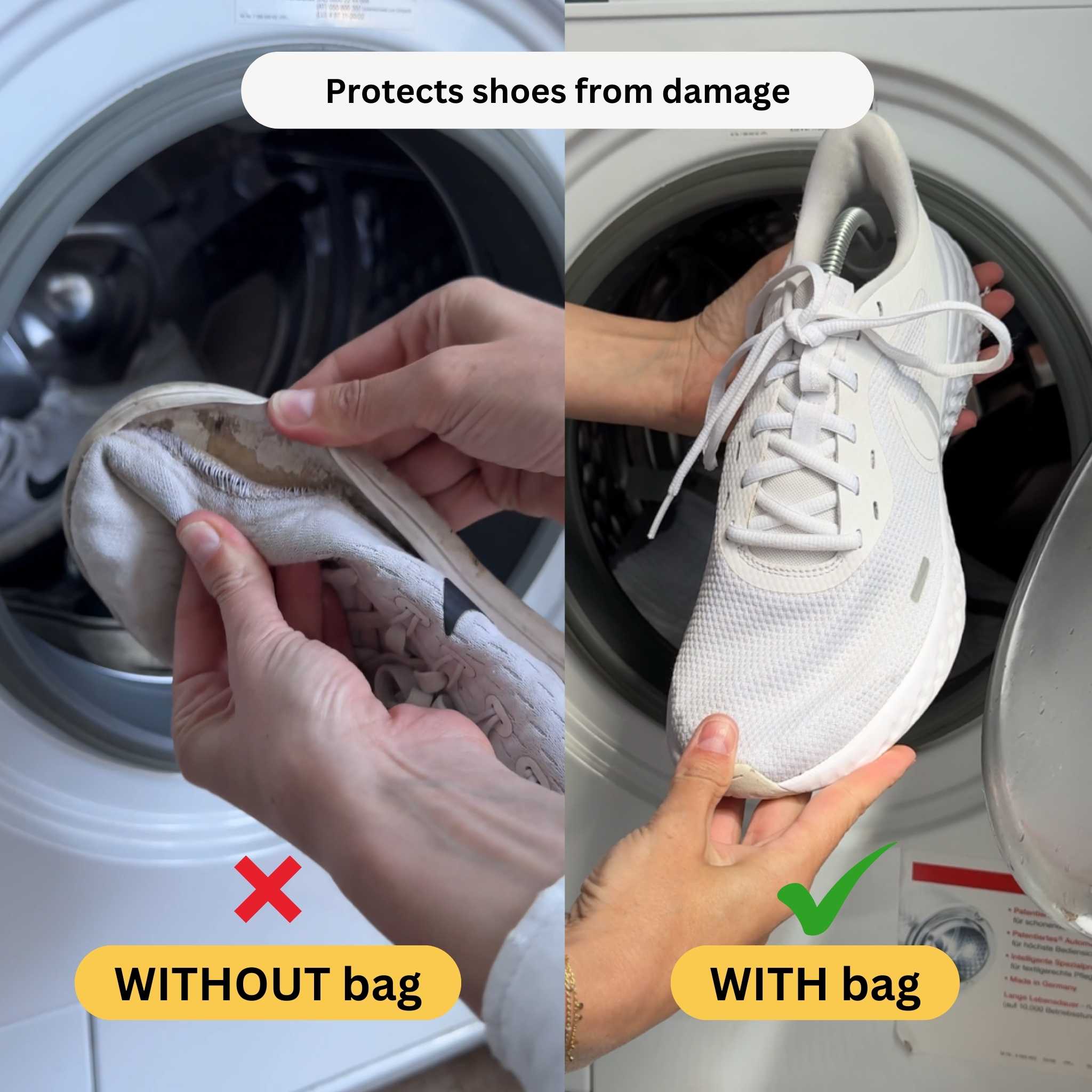 Shoe Laundry Bag for Washing Machine Protection - Image 3