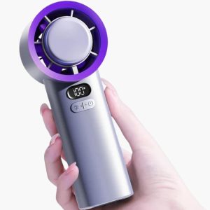 Handheld Fan - Portable Design - Rechargeable Battery
