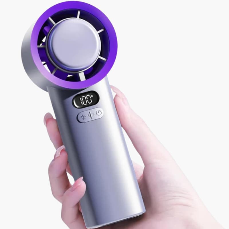 Handheld Fan - Portable Design - Rechargeable Battery