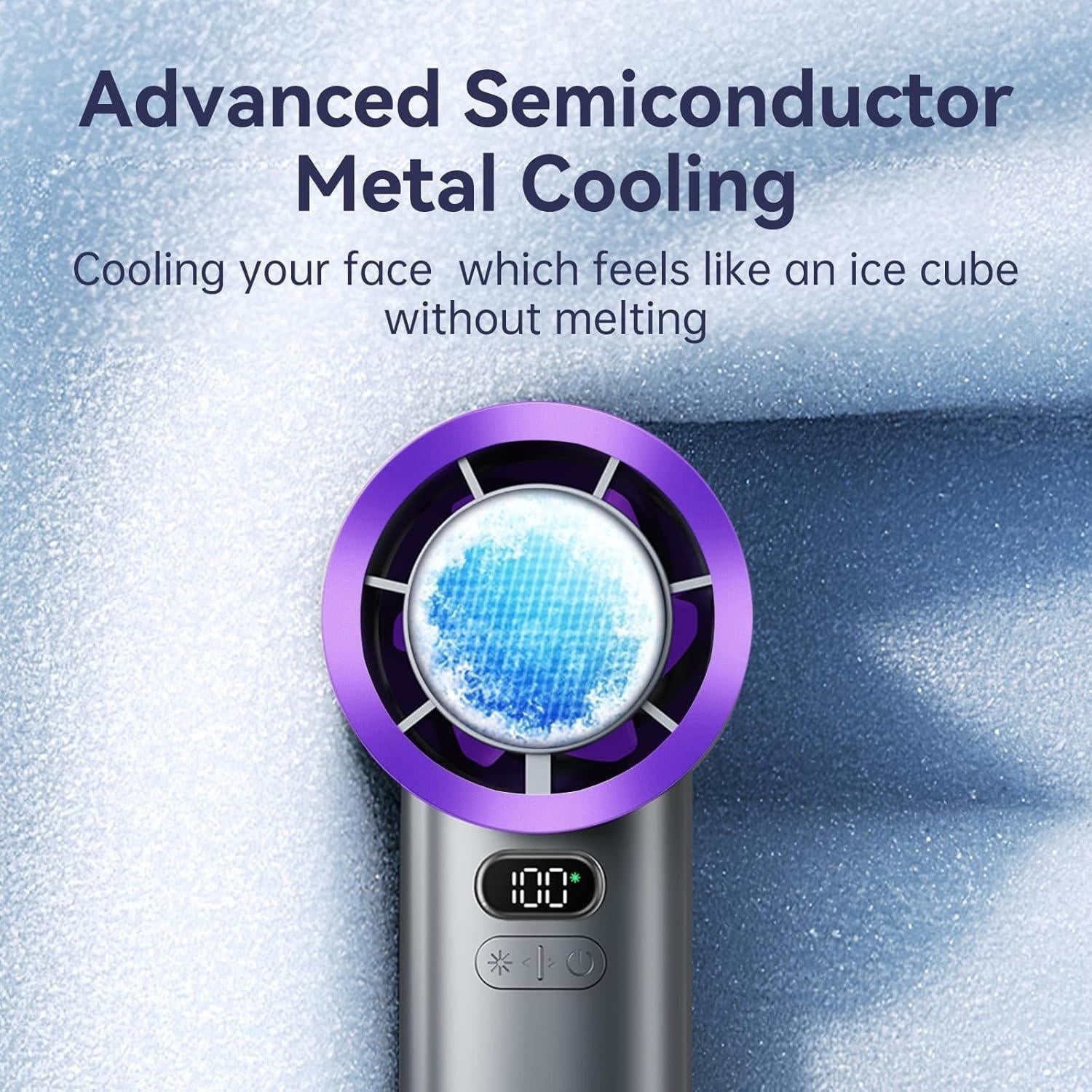 Handheld Portable Fan with Rechargeable Battery - Image 5