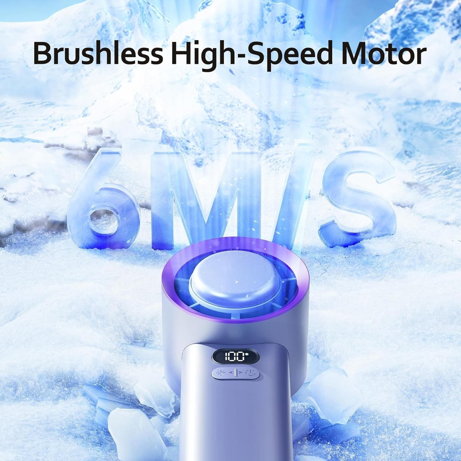 Handheld Portable Fan with Rechargeable Battery - Image 6