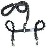 Zenify Pets Double Dog Leash Tangle-Free Bungee
