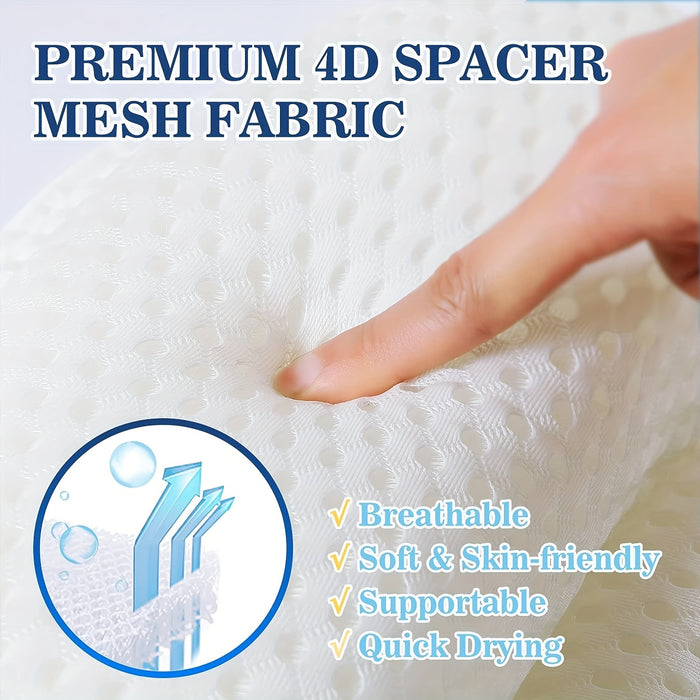 Breathable Ergonomic Bath Pillow for Relaxation - Image 5