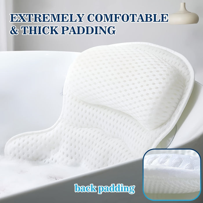 Breathable Ergonomic Bath Pillow for Relaxation - Image 7