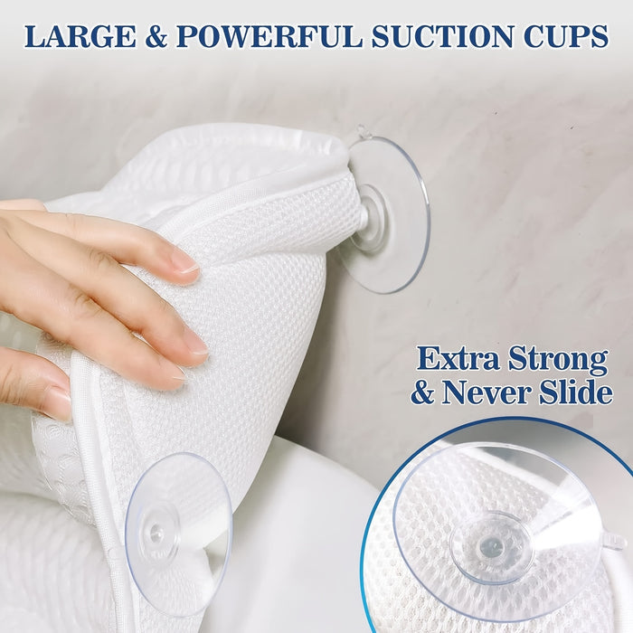 Breathable Ergonomic Bath Pillow for Relaxation - Image 8