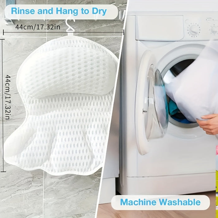 Breathable Ergonomic Bath Pillow for Relaxation - Image 9