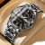 Black case with black dial