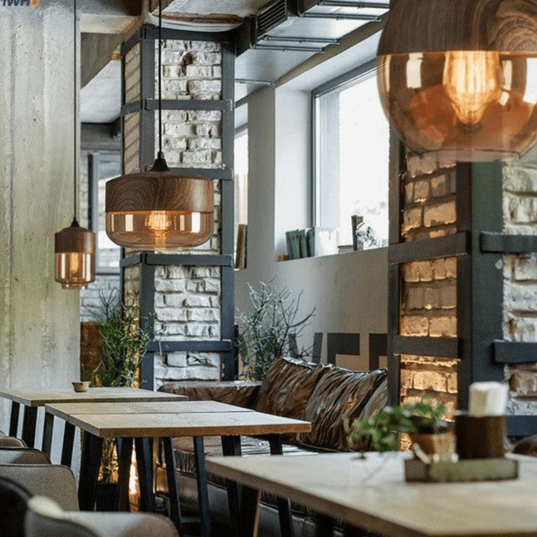 Wooden Ceiling Lamp Modern Design Style - Image 6