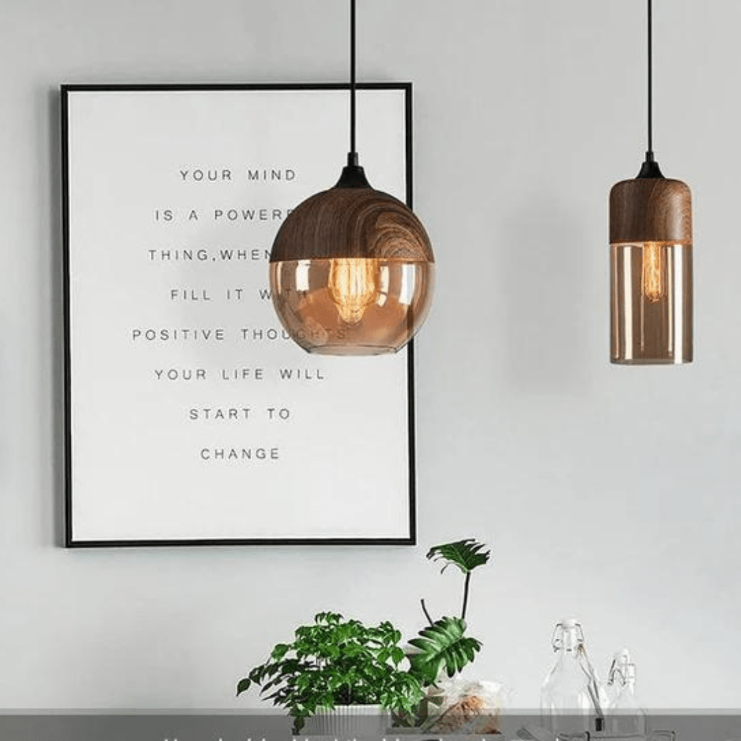 Wooden Ceiling Lamp Modern Design Style - Image 7