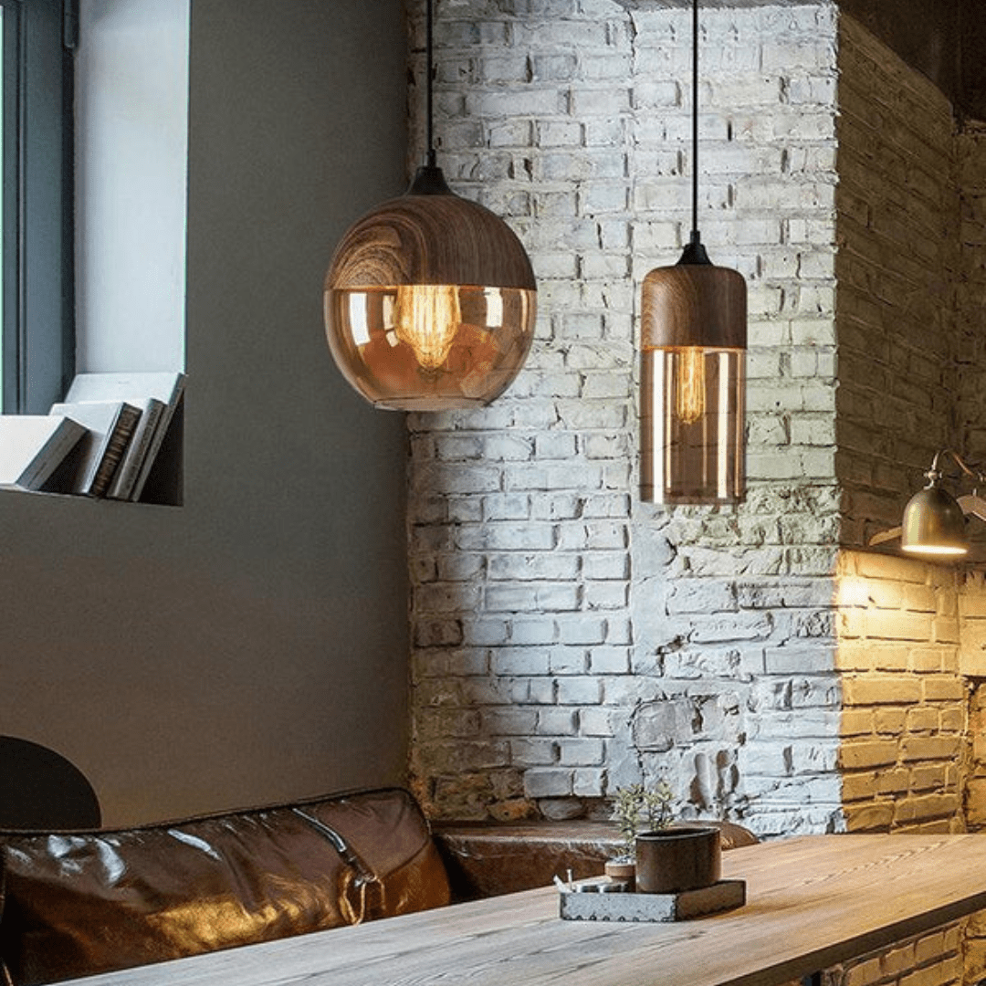 Wooden Ceiling Lamp Modern Design Style - Image 8