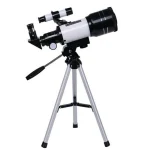 Portable 300/70mm Telescope for Star Observation with Smartphone Adapter