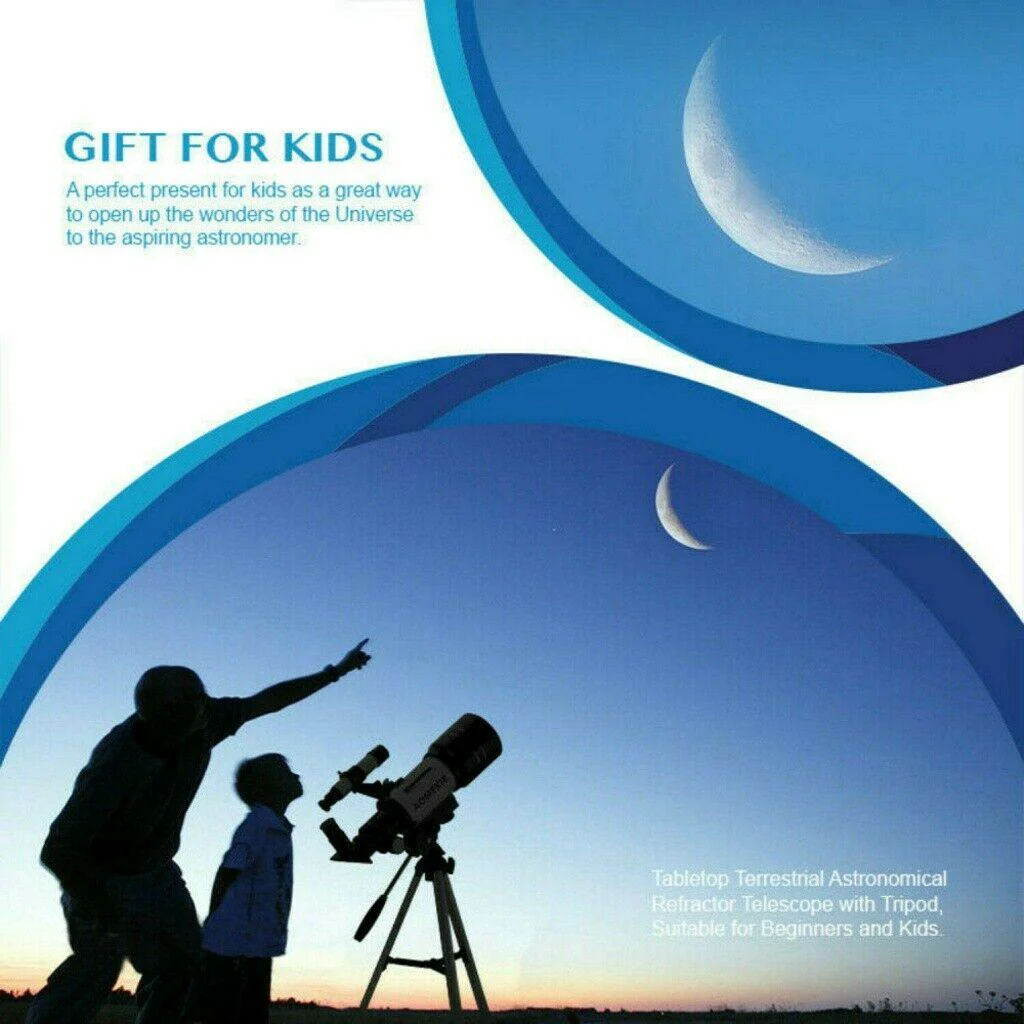 Portable 300/70mm Telescope for Star Observation with Smartphone Adapter - Image 4