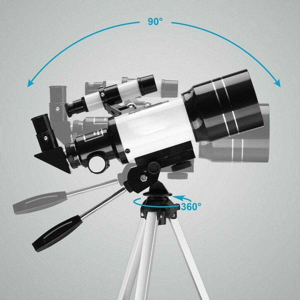 Portable 300/70mm Telescope for Star Observation with Smartphone Adapter - Image 6