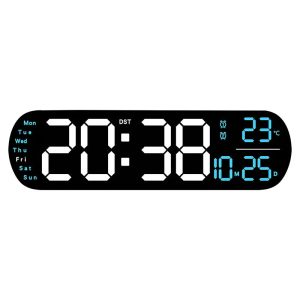 Remote Control Digital Wall Clock With Mood Light, Valentines Gifts For Him