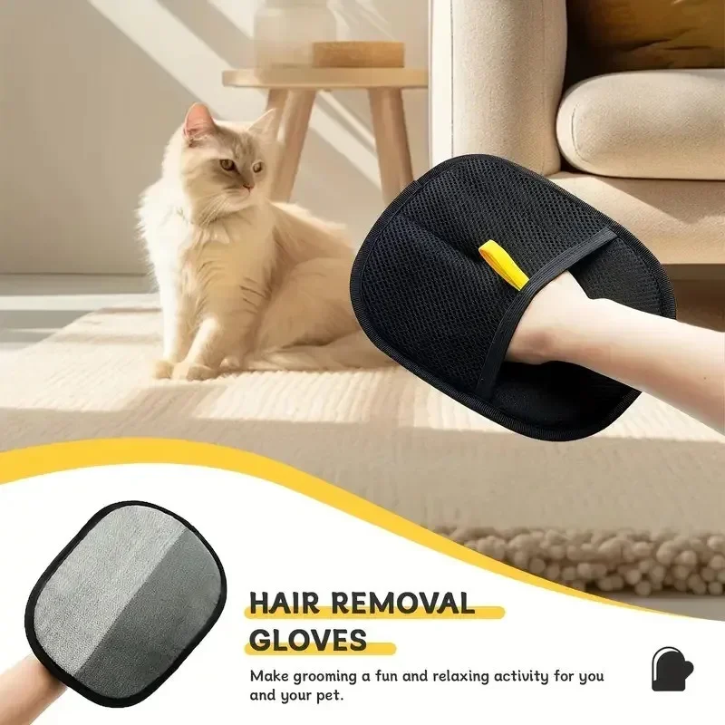 Pet Hair Removal Gloves – Easy Grooming - Image 9