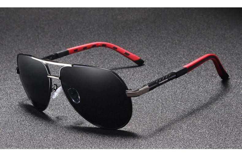 Men’s Vintage Sunglasses with Polarized Lenses - Image 7
