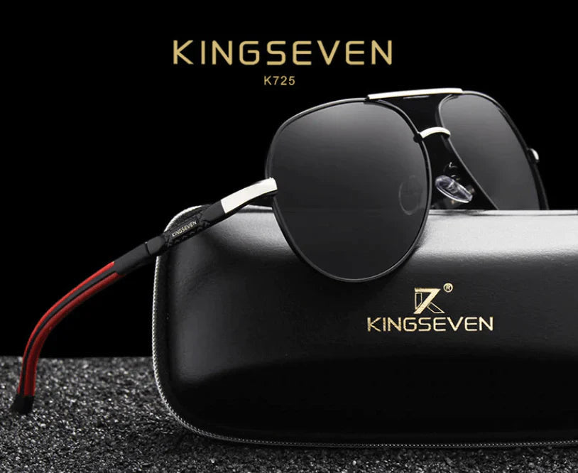 Men’s Vintage Sunglasses with Polarized Lenses - Image 8