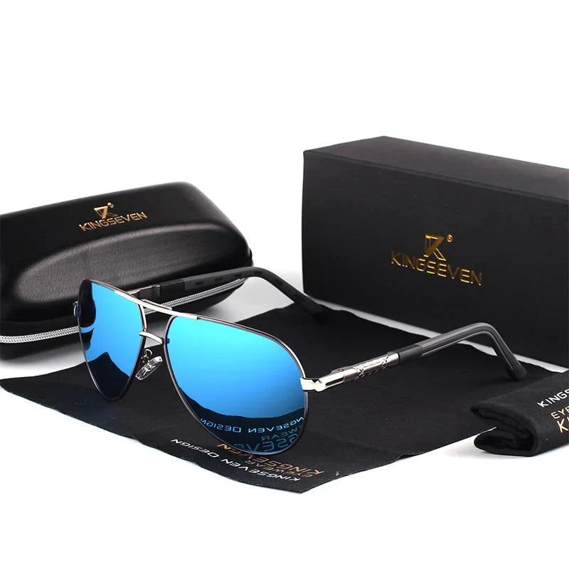 Men’s Vintage Sunglasses with Polarized Lenses - Image 4