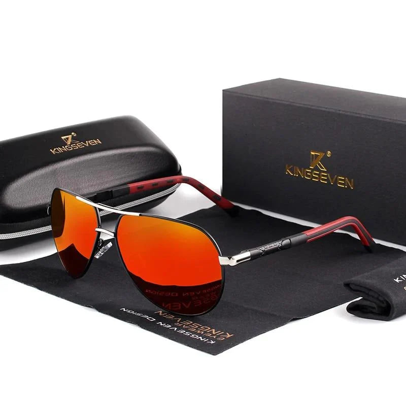 Men’s Vintage Sunglasses with Polarized Lenses - Image 5