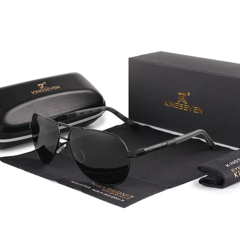 Men’s Vintage Sunglasses with Polarized Lenses - Image 9