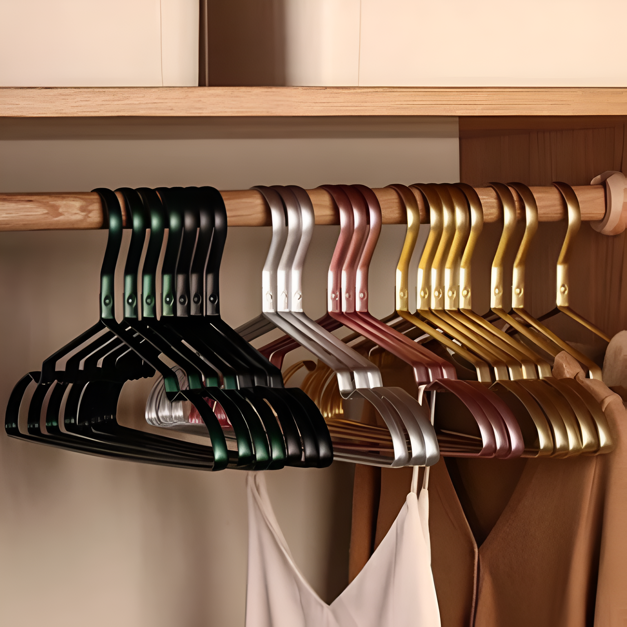 Aluminum Alloy Non-Slip Clothes Hangers - Image 2