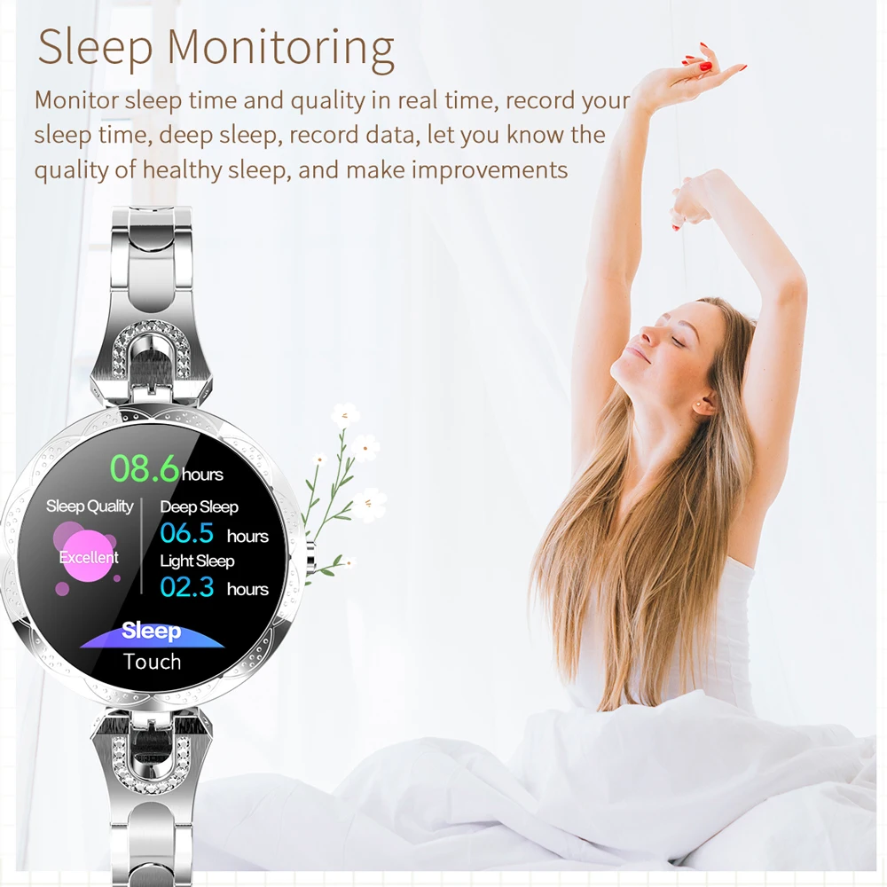 Fashion Smartwatch for Women Heart Rate BP Sleep Monitoring - Image 6