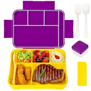 Student Leak-Proof Bento Lunch Box Box for Kids , Adults and Daycare