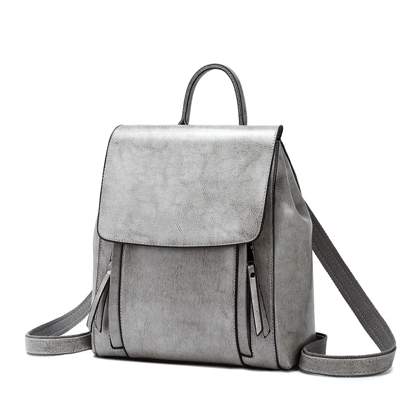 Women Crossbody Backpack Genuine Natural Leather - Image 8