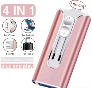 2-in-1 USB Flash Drive 512GB–2TB for iPhone/iPad/iOS