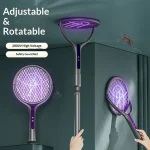 Rechargeable Electric Mosquito Swatter with Rotating Head