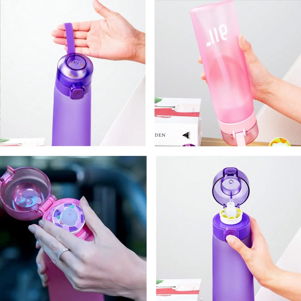 Air Water Bottle with Flavor Pod and Straw Leak-Proof - Image 4