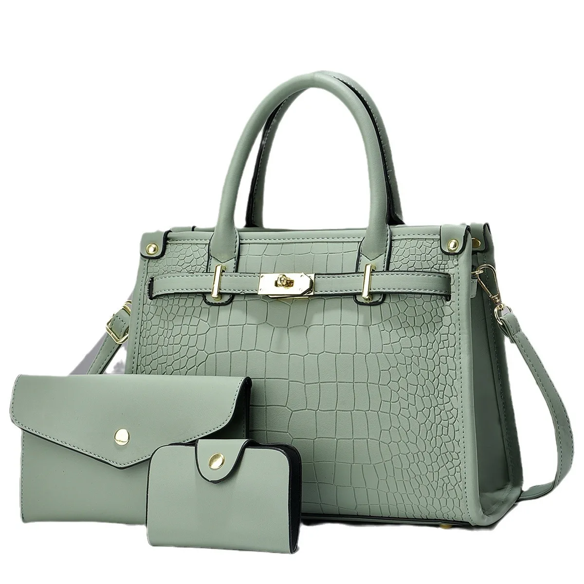 Trendy korean Women’s PU Leather Handbag Large Shell Shape - Image 2