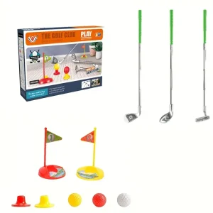 Kids Golf Club Set – Retractable Indoor & Outdoor Sports Toy