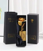 Gold Foil Rose Gift for Valentine’s Day, Wedding, Anniversary