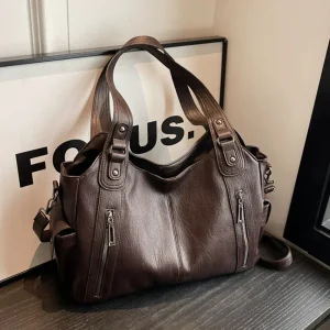 Women’s Shoulder Bag with Soft Compartments Fashion Design