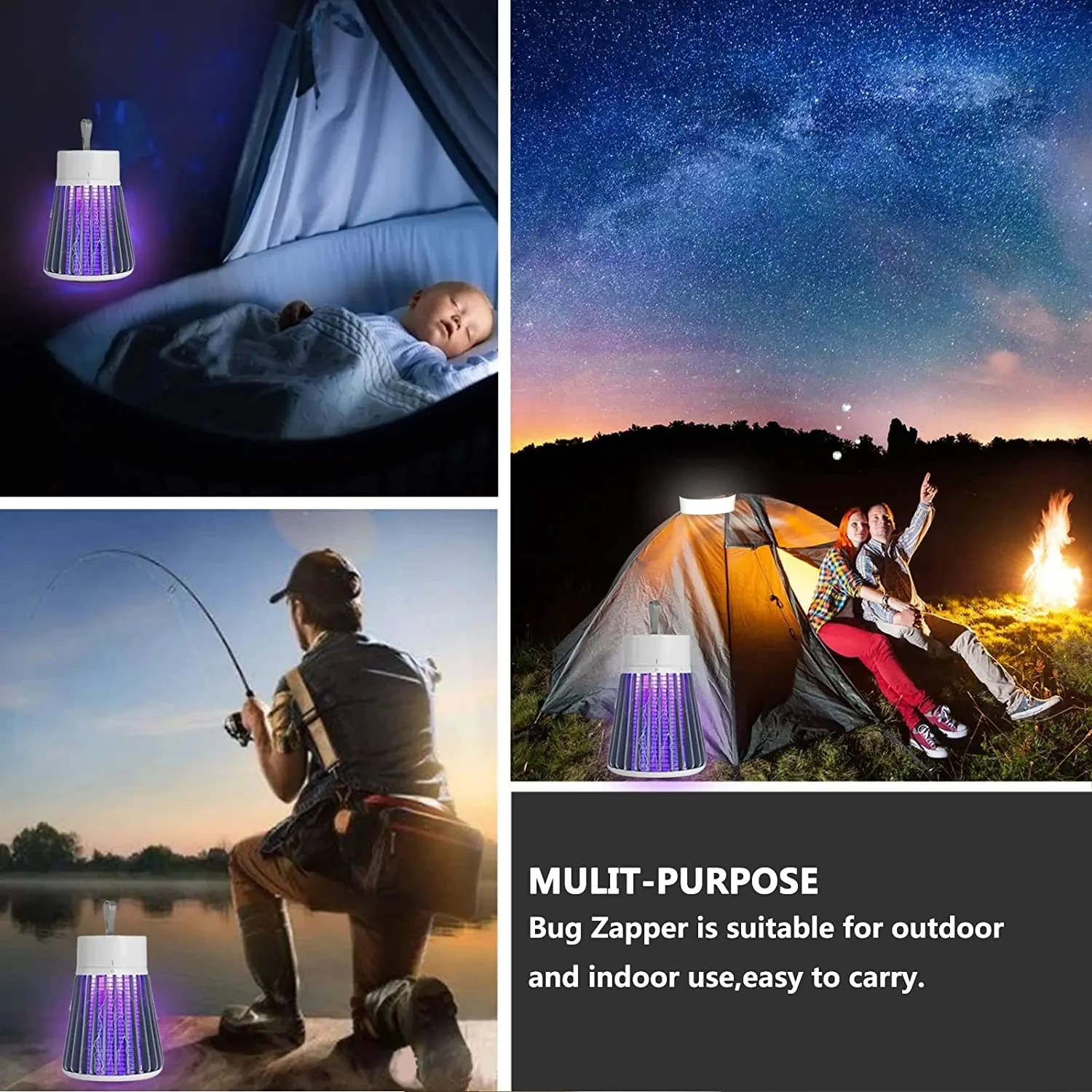 Rechargeable Mosquito and Insect Killer LED Lamp - Image 3