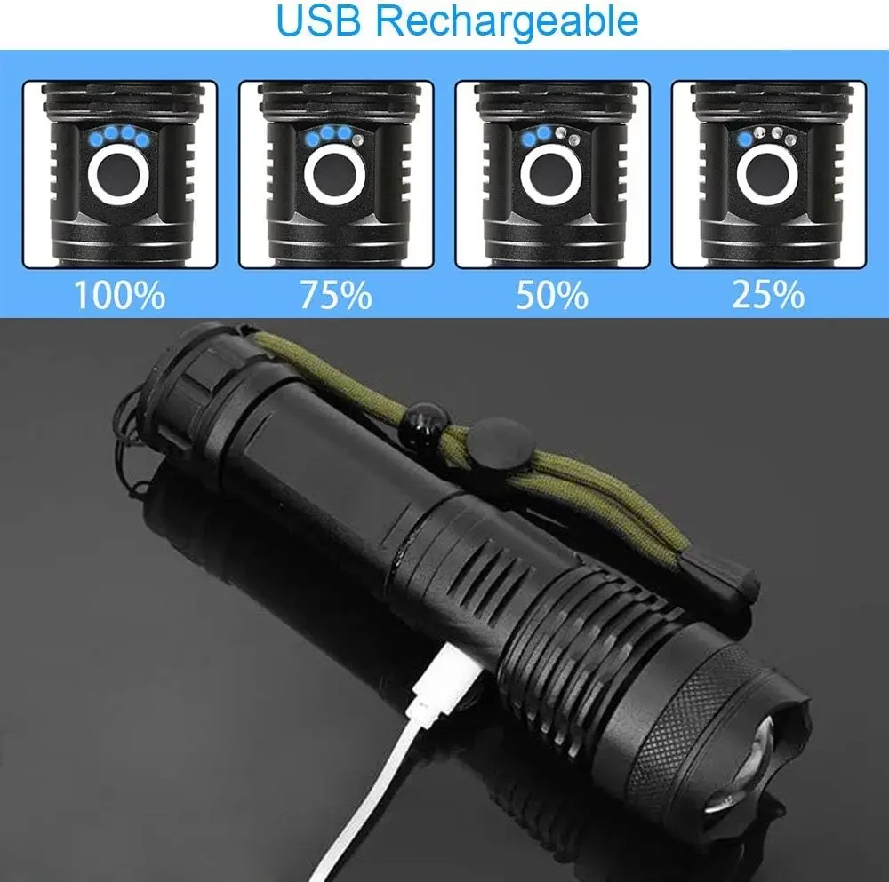Super Bright LED Flashlight for Emergency and Hiking - Image 4