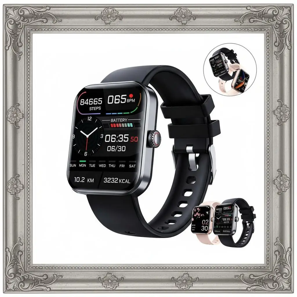 Men Smartwatch 1.91” IPS – Blood Glucose & Health Tracking - Image 5